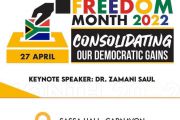 DEPARTMENT OF SPORT, ARTS AND CULTURE MEDIA STATEMENT FREEDOM MONTH 2022